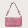 Outlet Lavish Alice Dina Rhinestone Mini Shoulder Bag In Pink