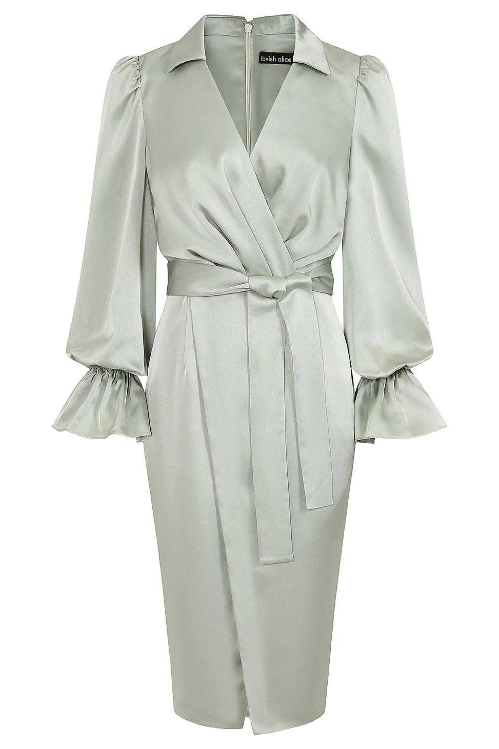elise_satin_wrap_shirt_dr_0.webp Best Lavish Alice Elise Satin Wrap Shirt Dress In Sage