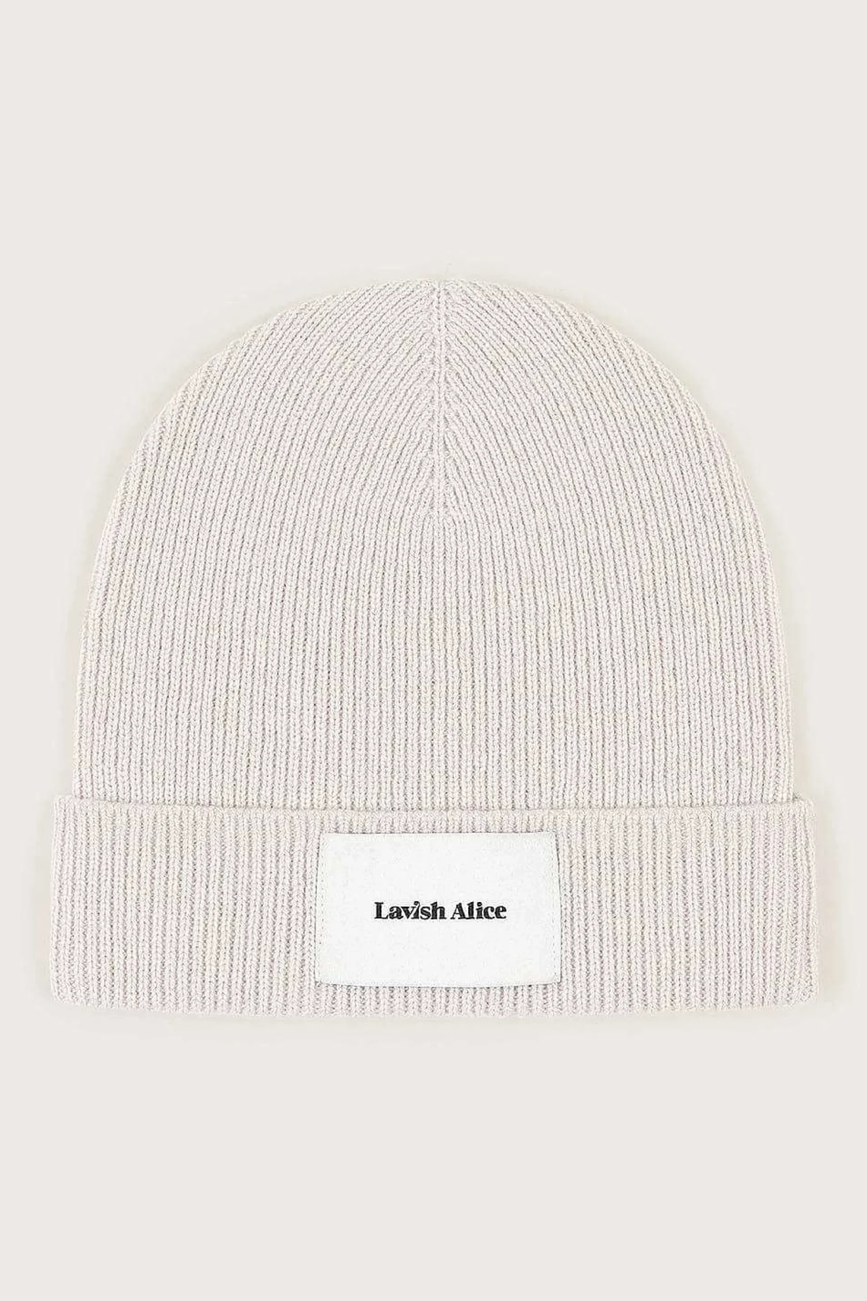 ezra_knitted_cashmere_ble_2.webp Hot Lavish Alice Ezra Knitted Cashmere Blend Beanie In Sand